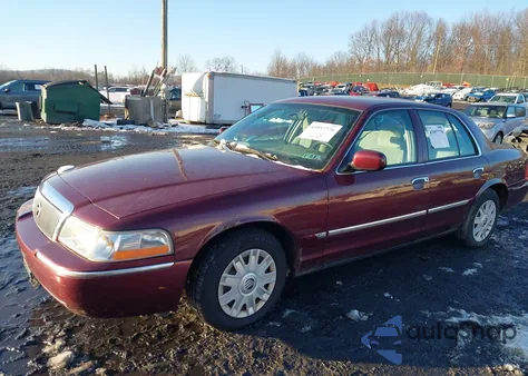2005 Mercury Grand Marquis Gs из США, поврежденный, VIN 2MEFM74W95X637420